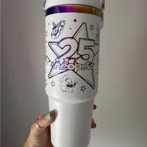 25th Anniversary White Tumbler